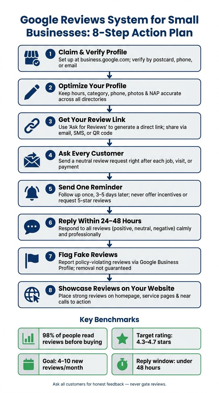 Google Reviews System for Small Businesses: 8-Step Action Plan
