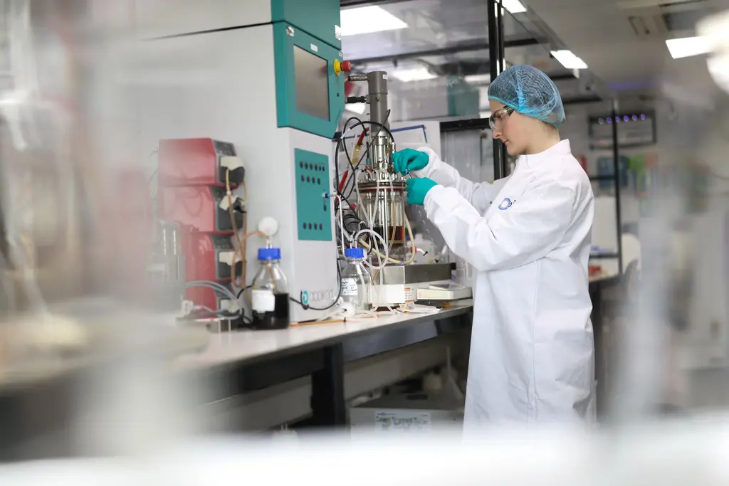 A CPI scientist working at a CPI facility in Wilton, Redcar.