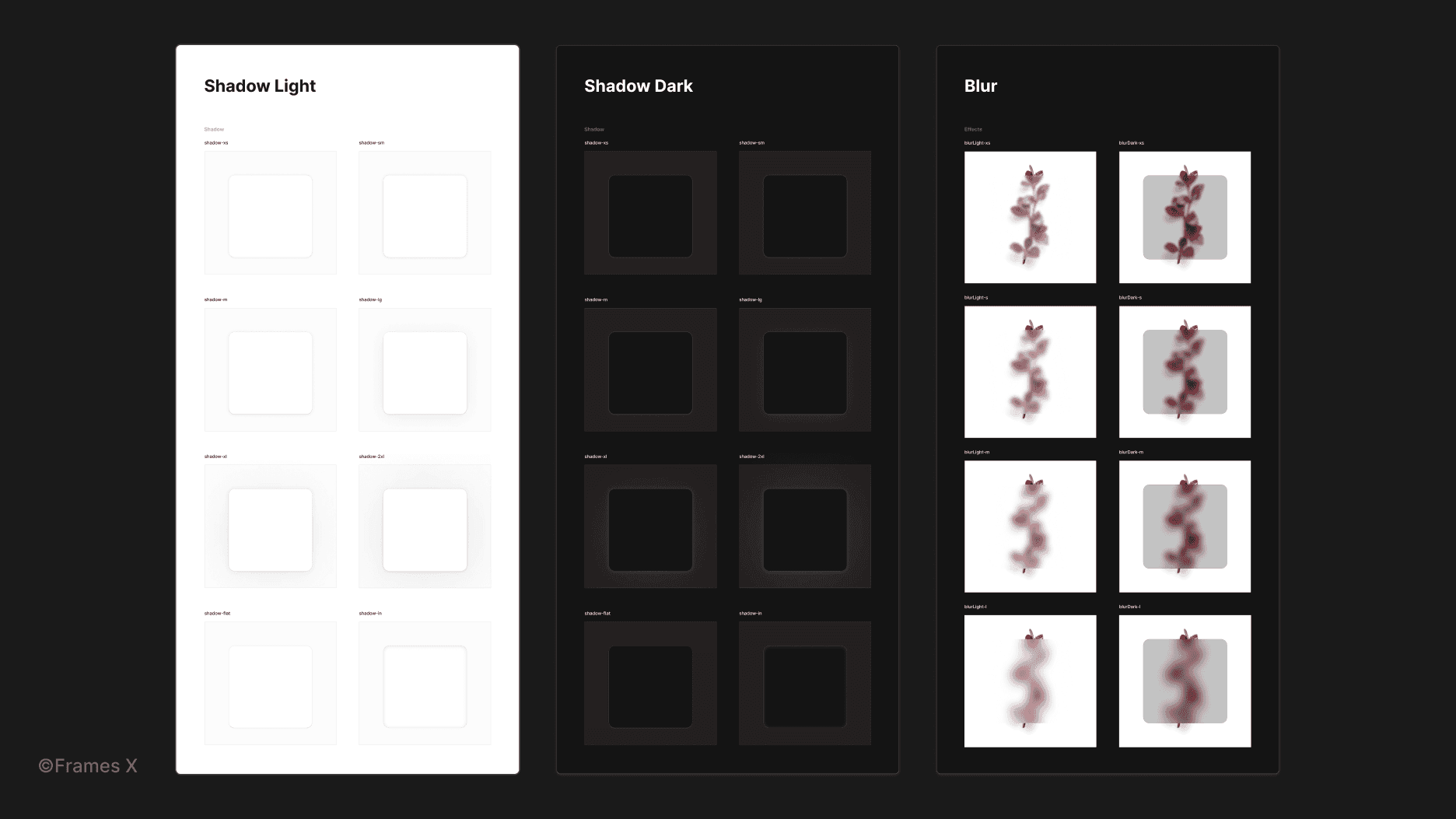 Shadow and blur in UI design