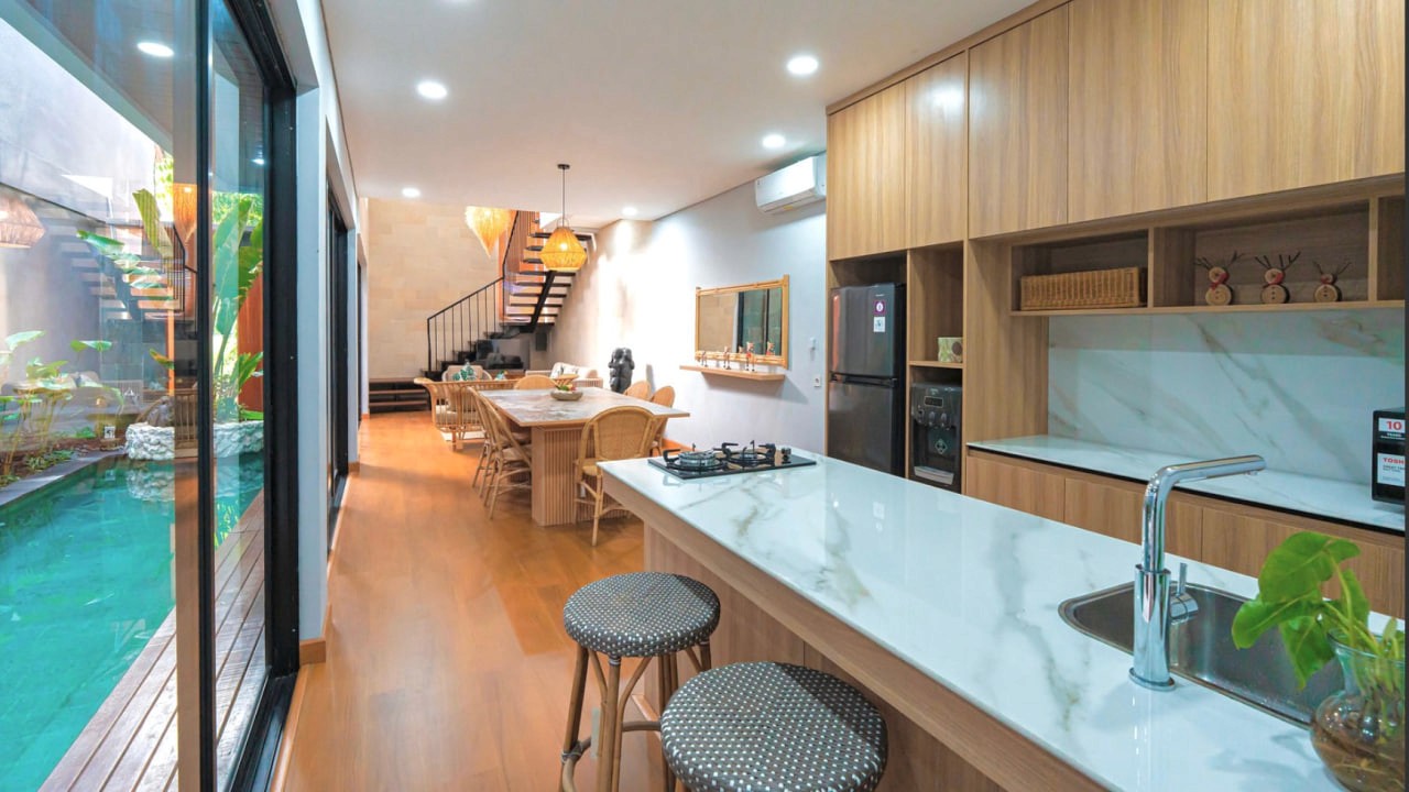 3-bedroom villa with private pool near Ubud attractions