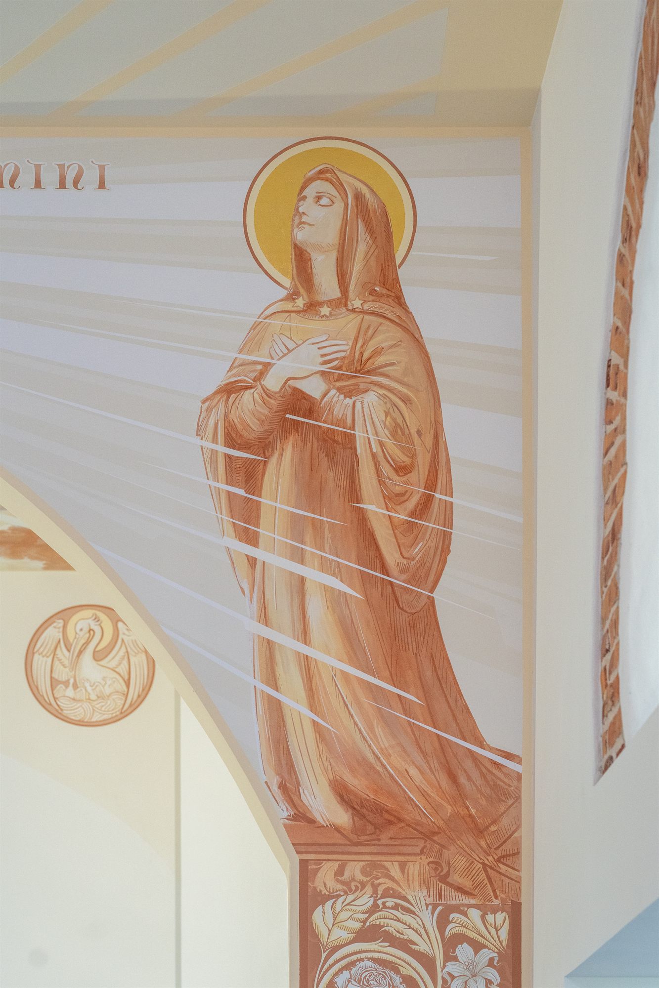 The Virgin Mary, part of the Annunciation