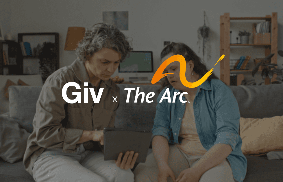 Giv and The Arc logo together.