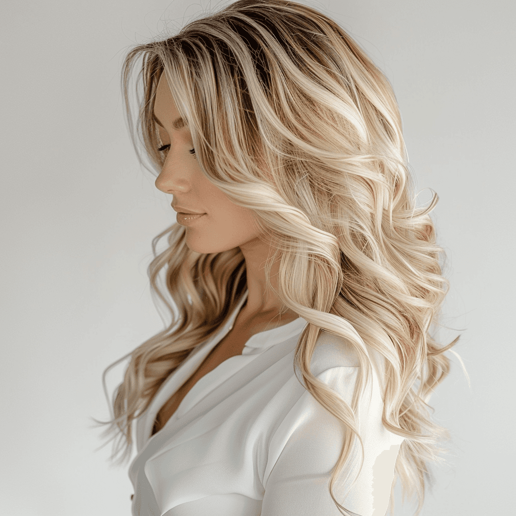 beautiful hair model