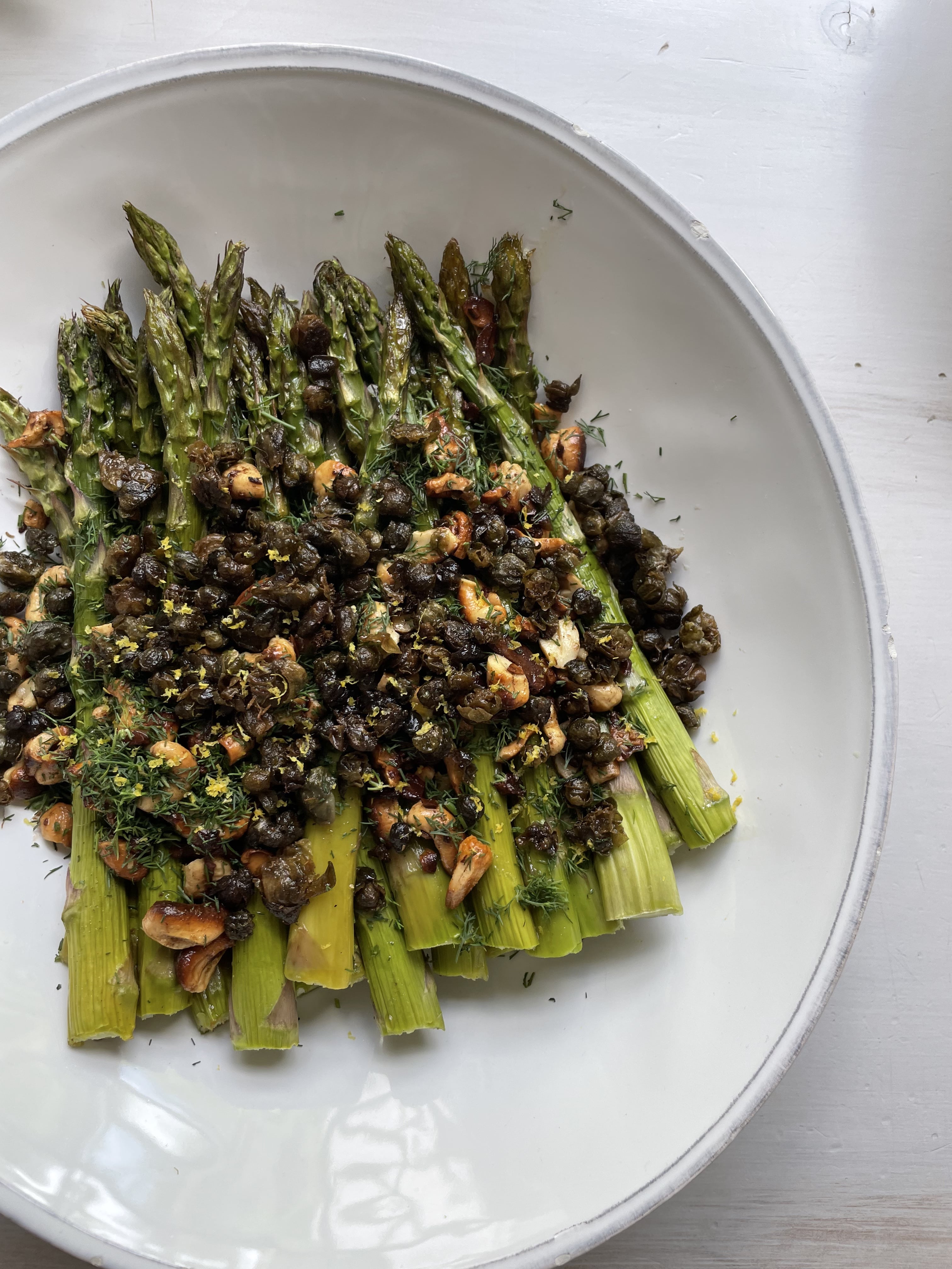 Asparagus and capers