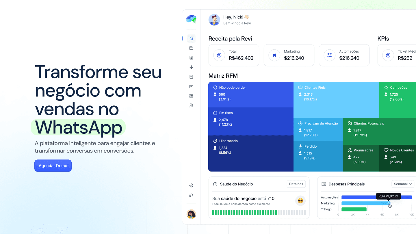 Revi - Marketing Conversacional com IA p/ E-commerces