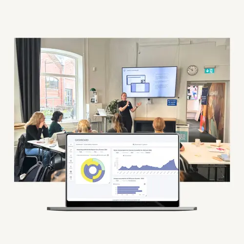 SustainLab sustainability enablement training — super user training and data reporter engagement