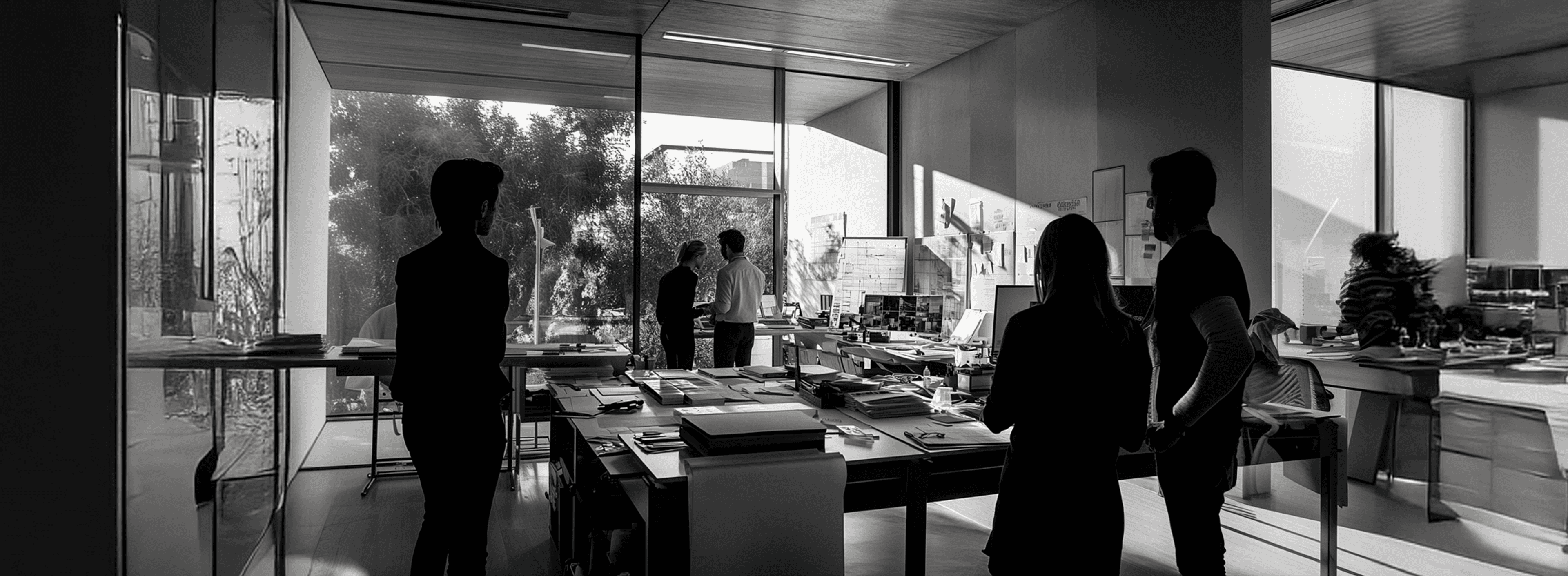 Portrait of work at the studio