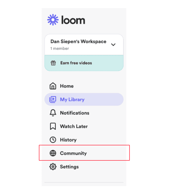 Loom navigation