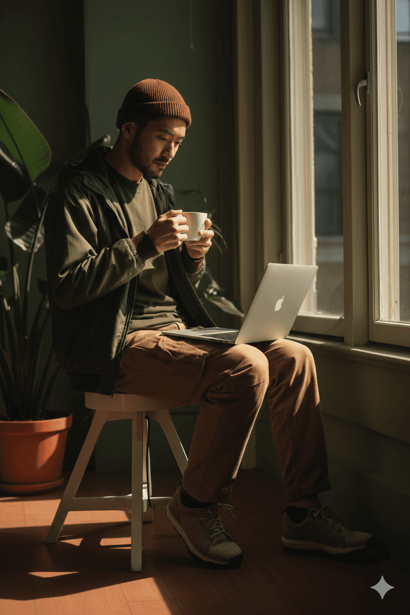 Man using resistance band for exercise, assisted by another person, improving flexibility.