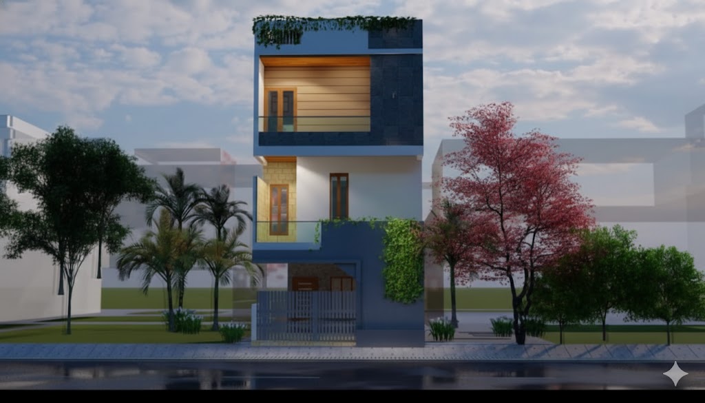 Contemporary villa construction project in Ramanagara, Bengaluru Urban