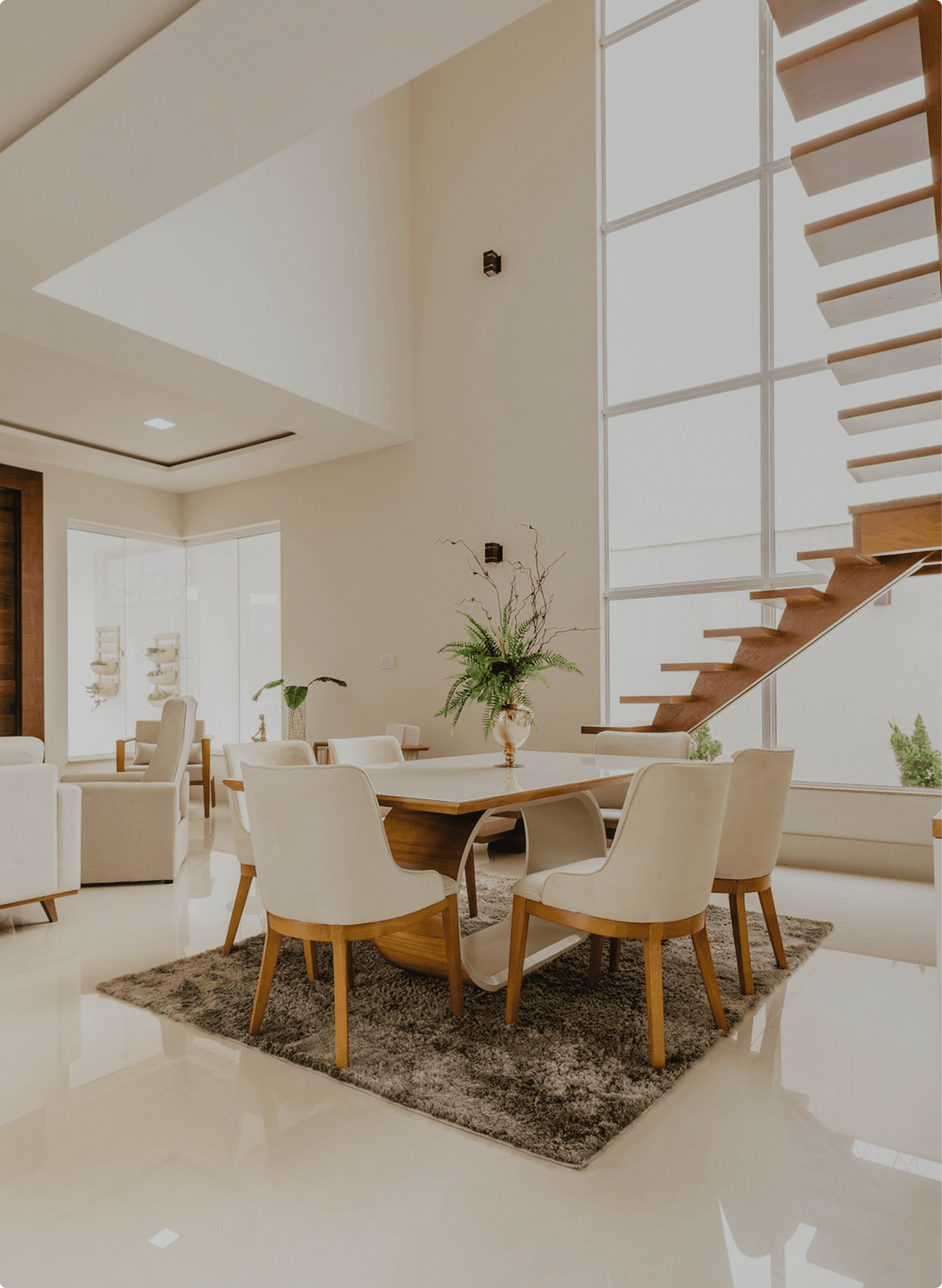 Modern dining interior