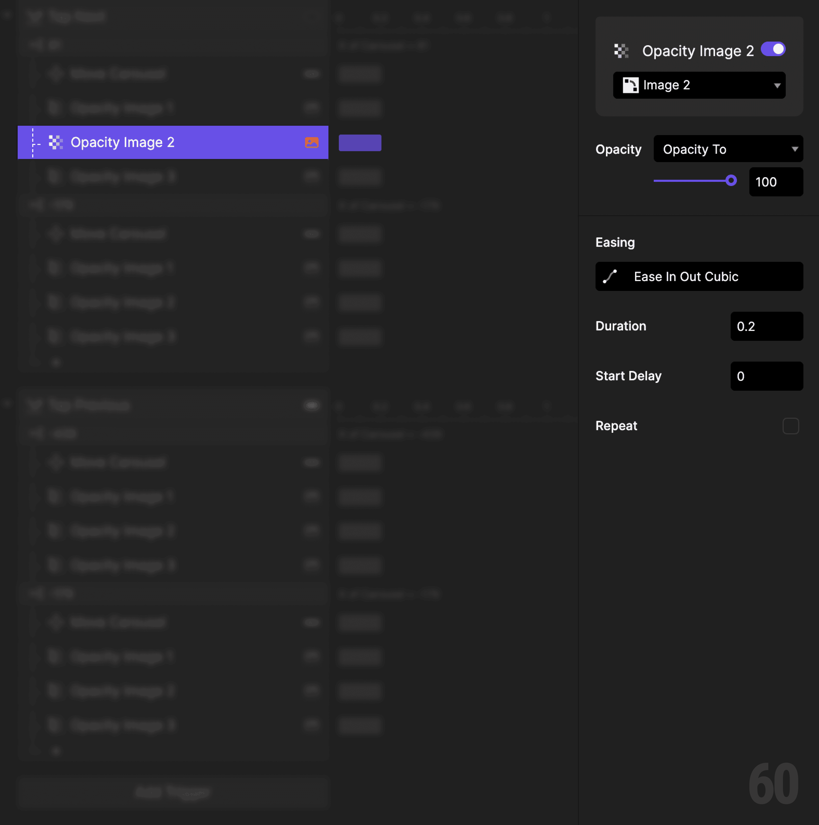 This is a screenshot of Step 5: Fade in Image 2.