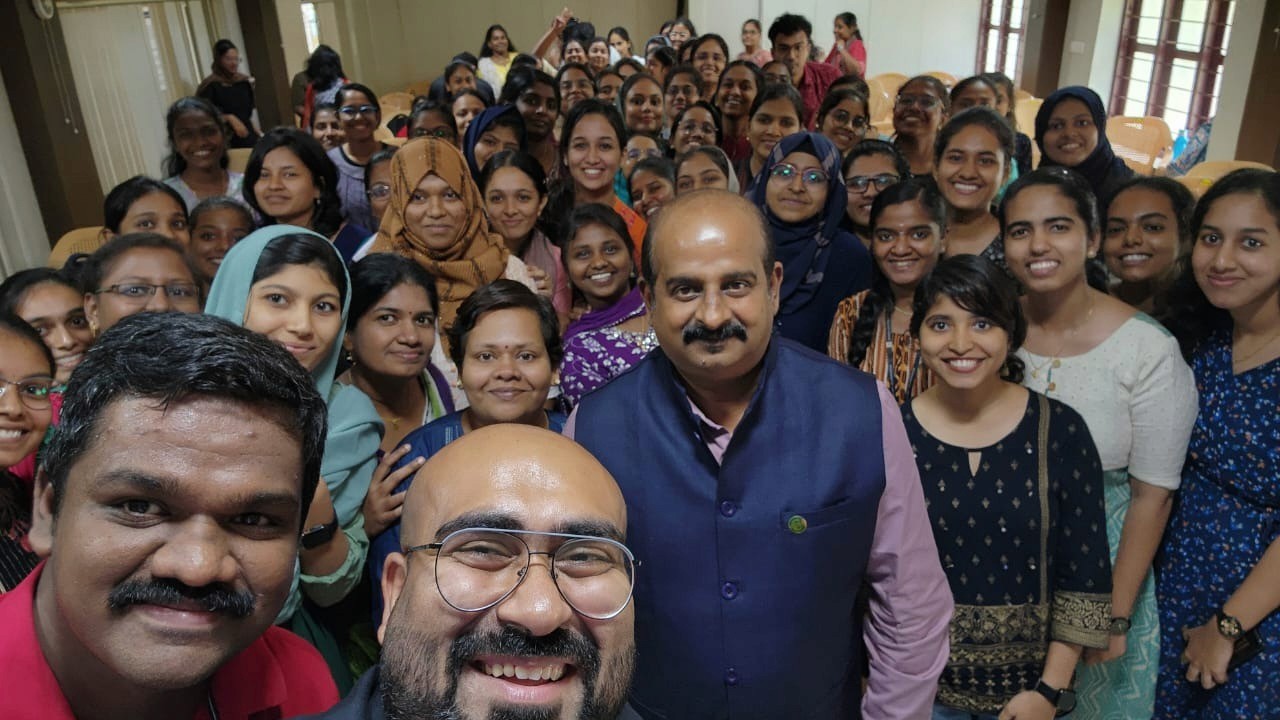 FINISHING SCHOOL AT SKHMC, KANNYAMUMARI GROUP PHOTO