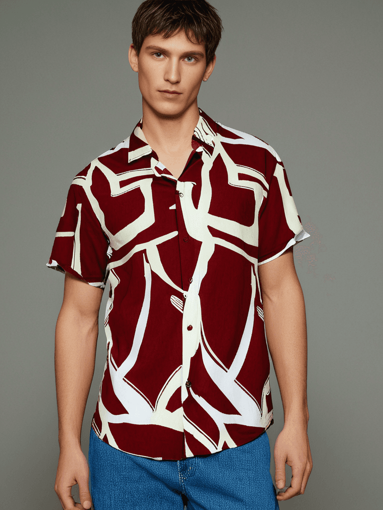 AI generated white male model