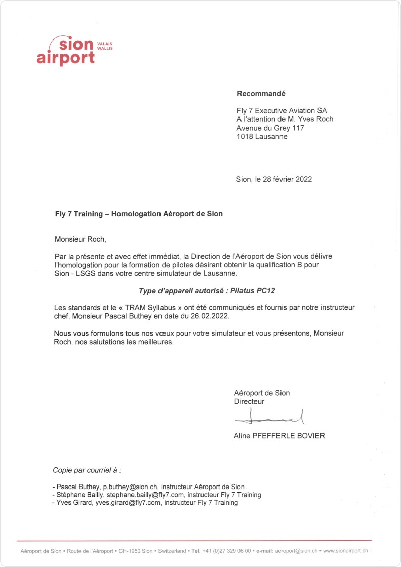 LSGS training approval certificate