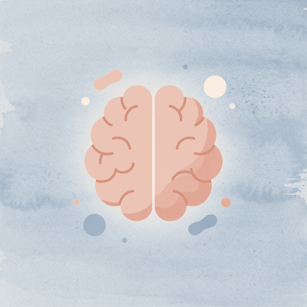  Brain icon representing cognitive development in second graders