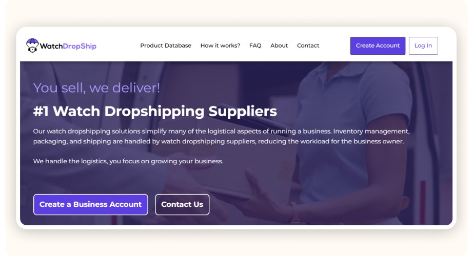 WatchDropShip homepage