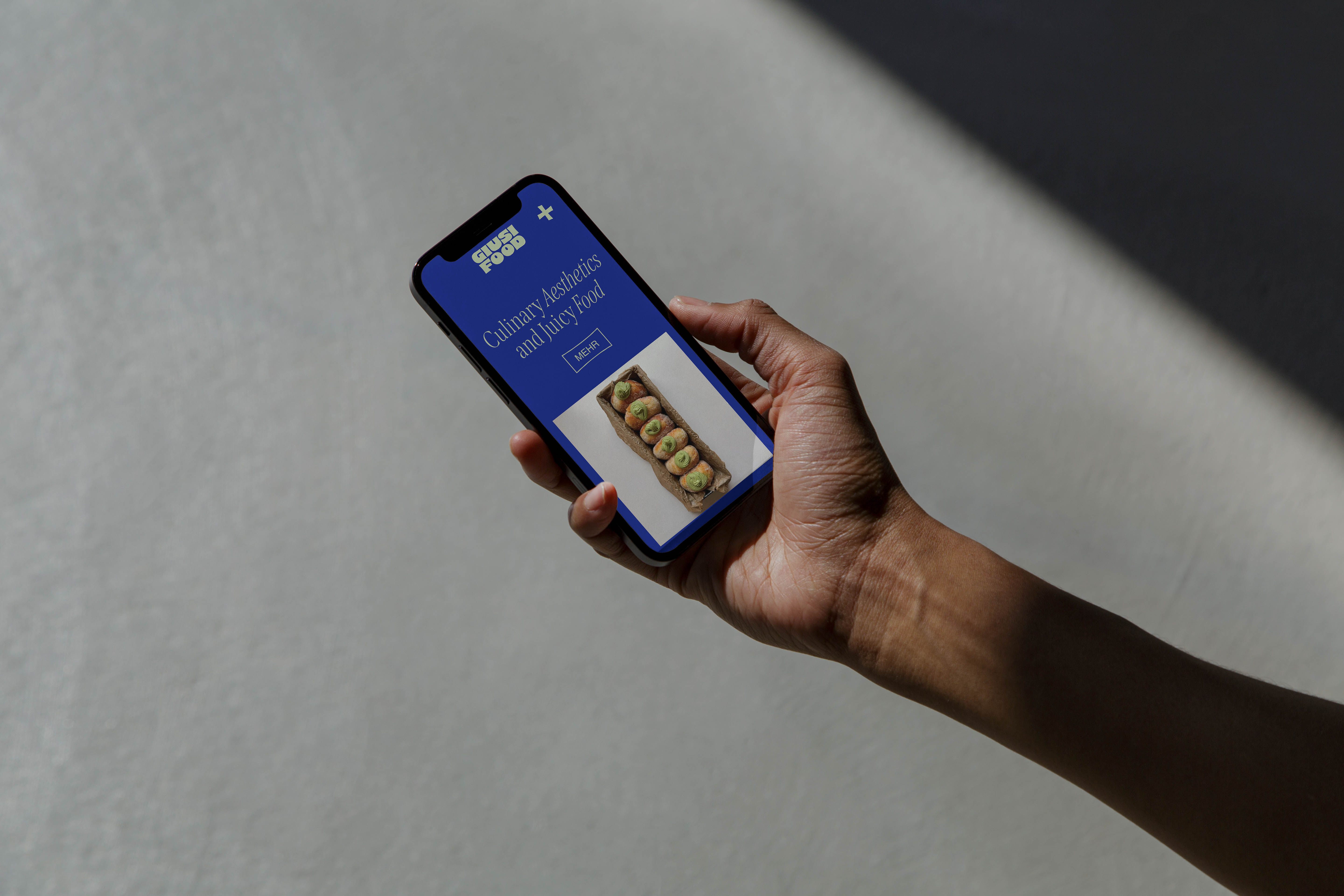 Brand Design für Social Media Brand Giusi Food – Mobile