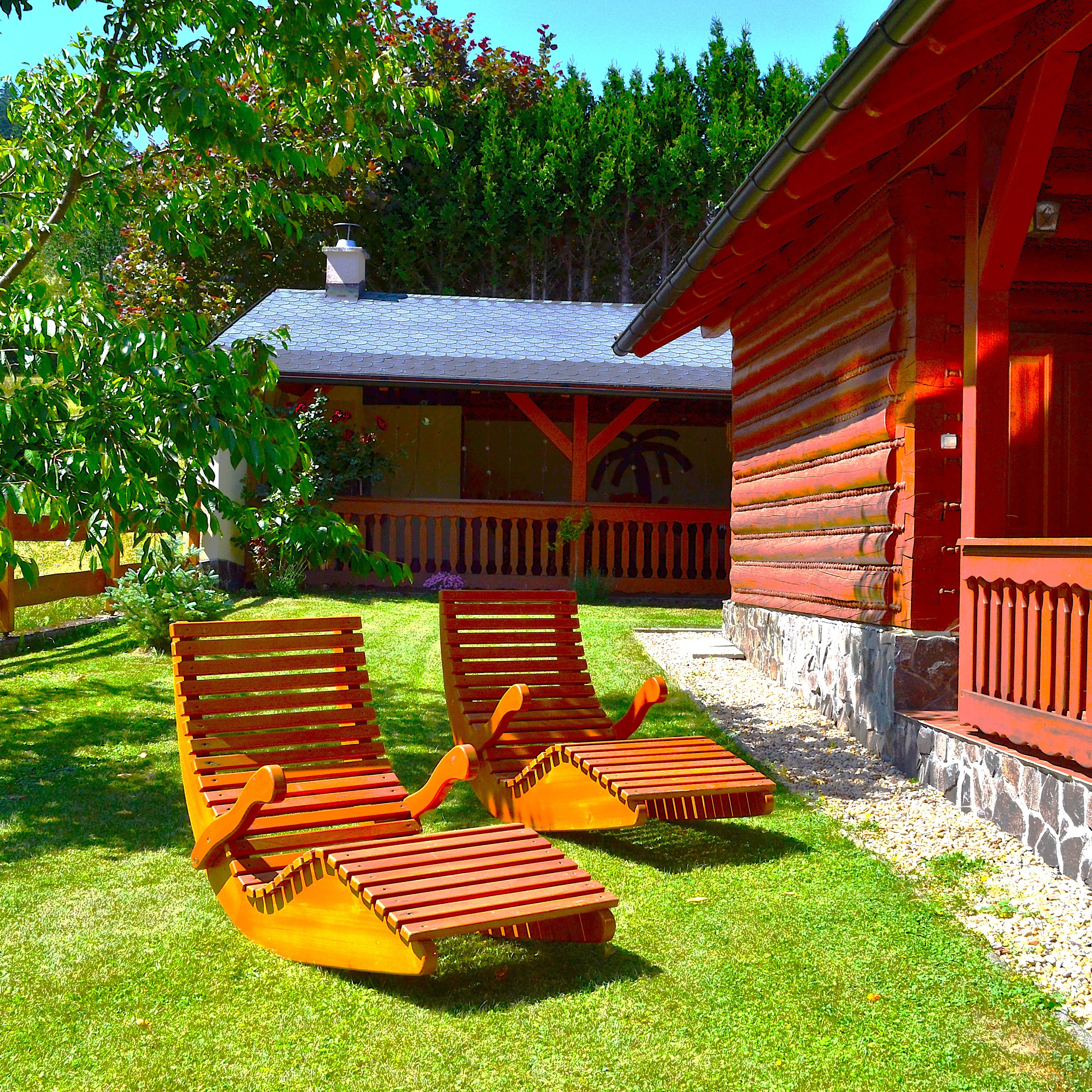 Chata Matias záhrada