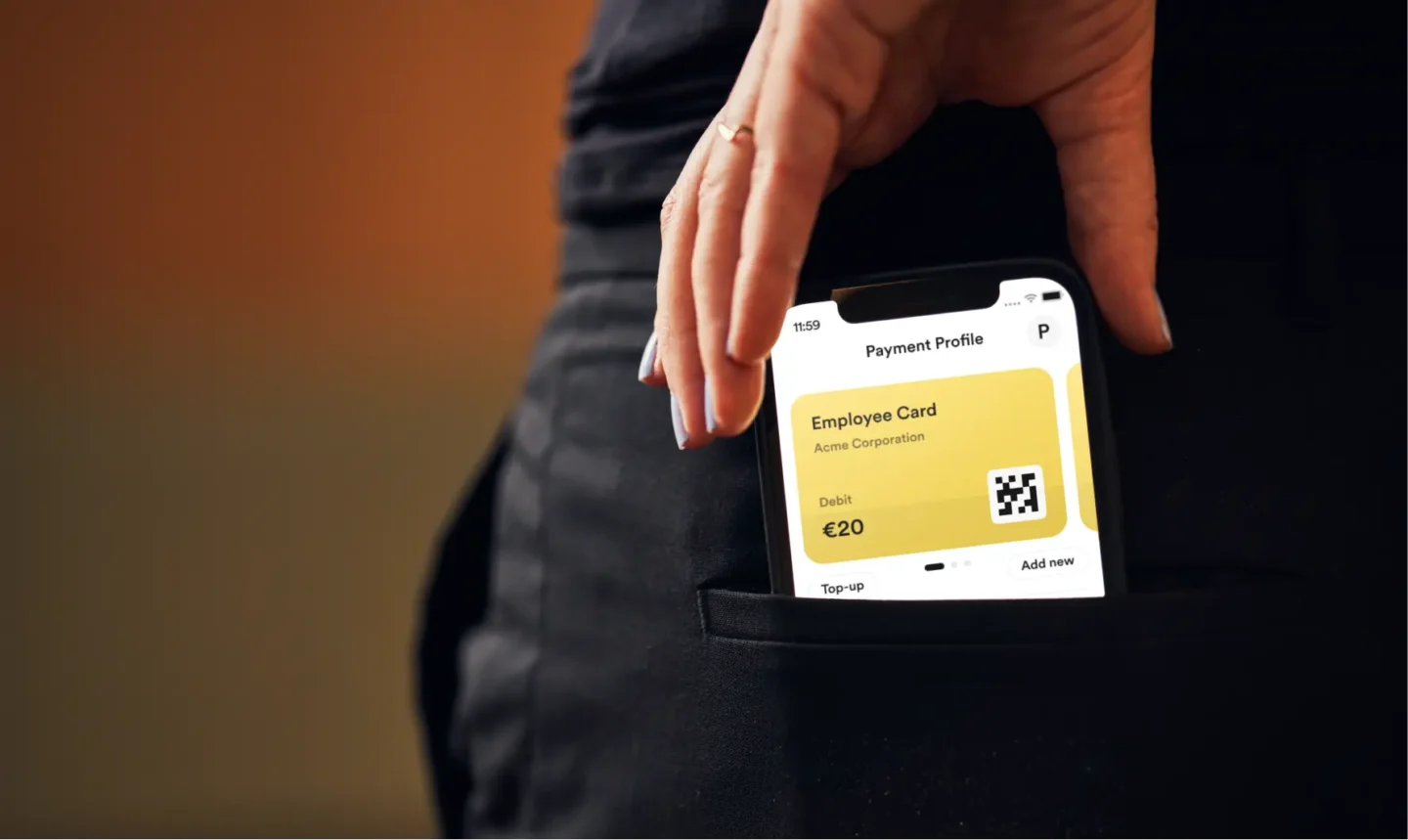The Pej digital wallet for contract catering
