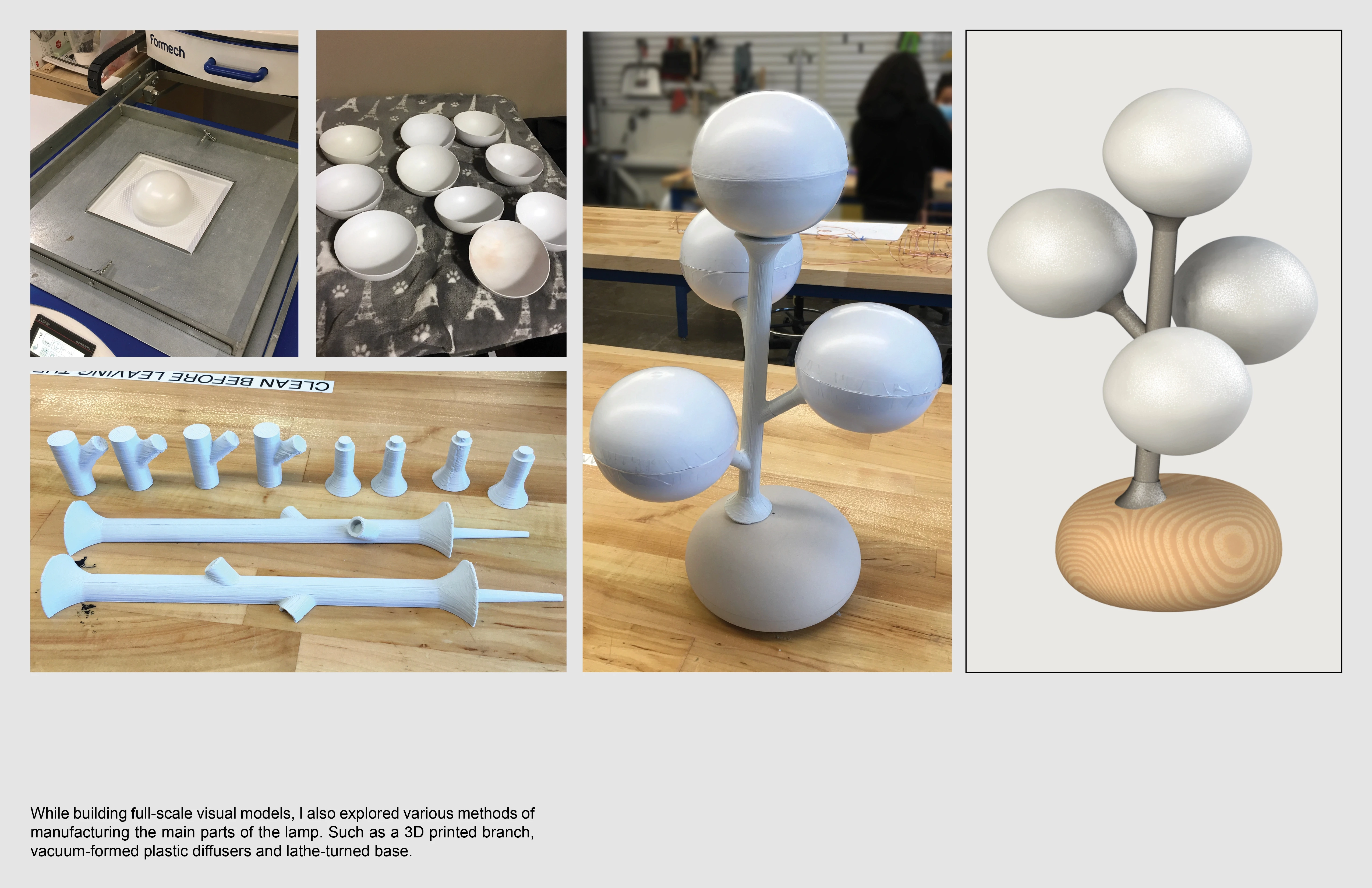 Exploration of building materials and prototyping.