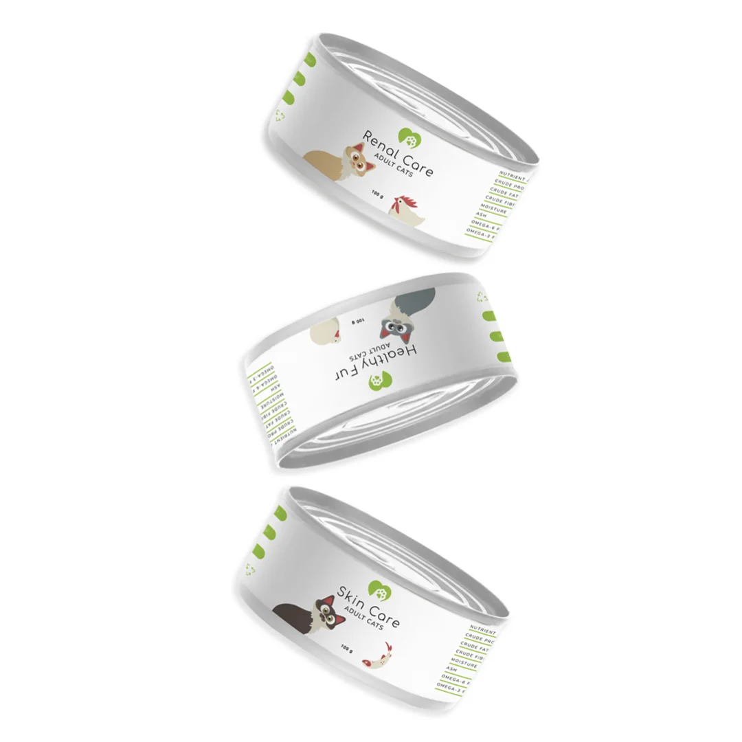 Ambalaj produs de mancare pentru pisici