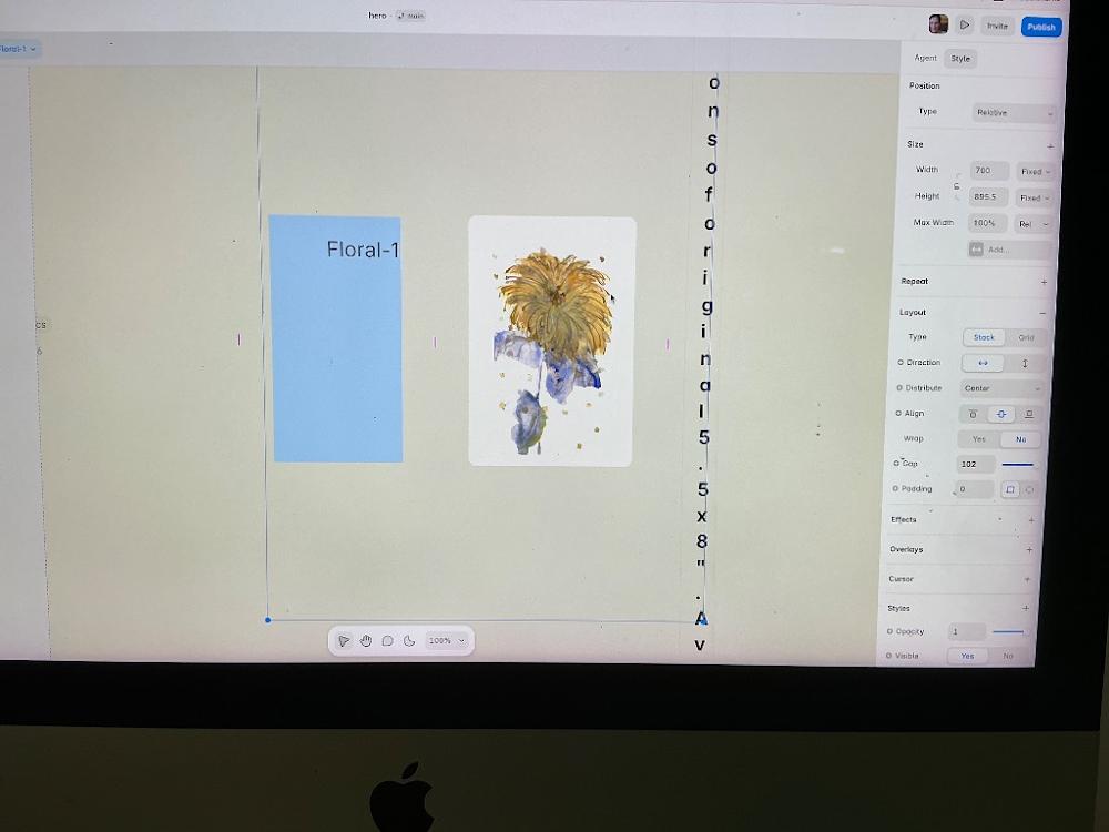 Visually searched image