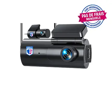 Image produit dashcam avant arrière
