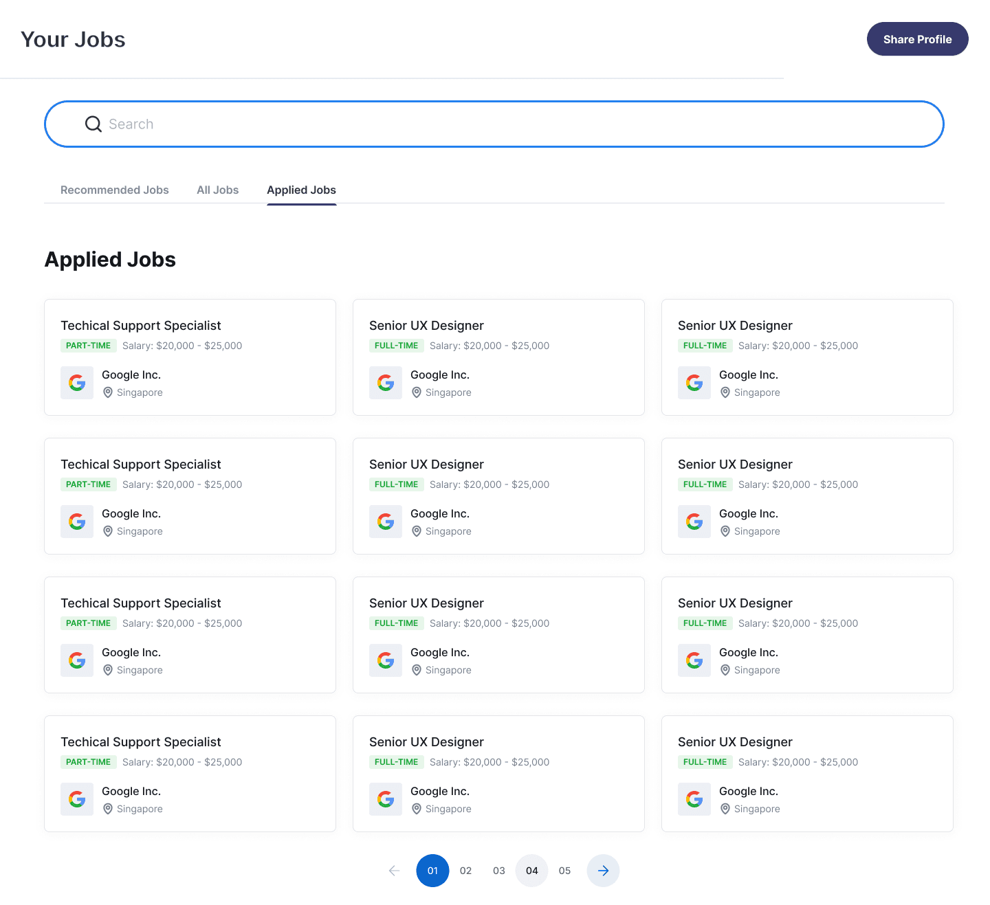 Apply once, reach global opportunites