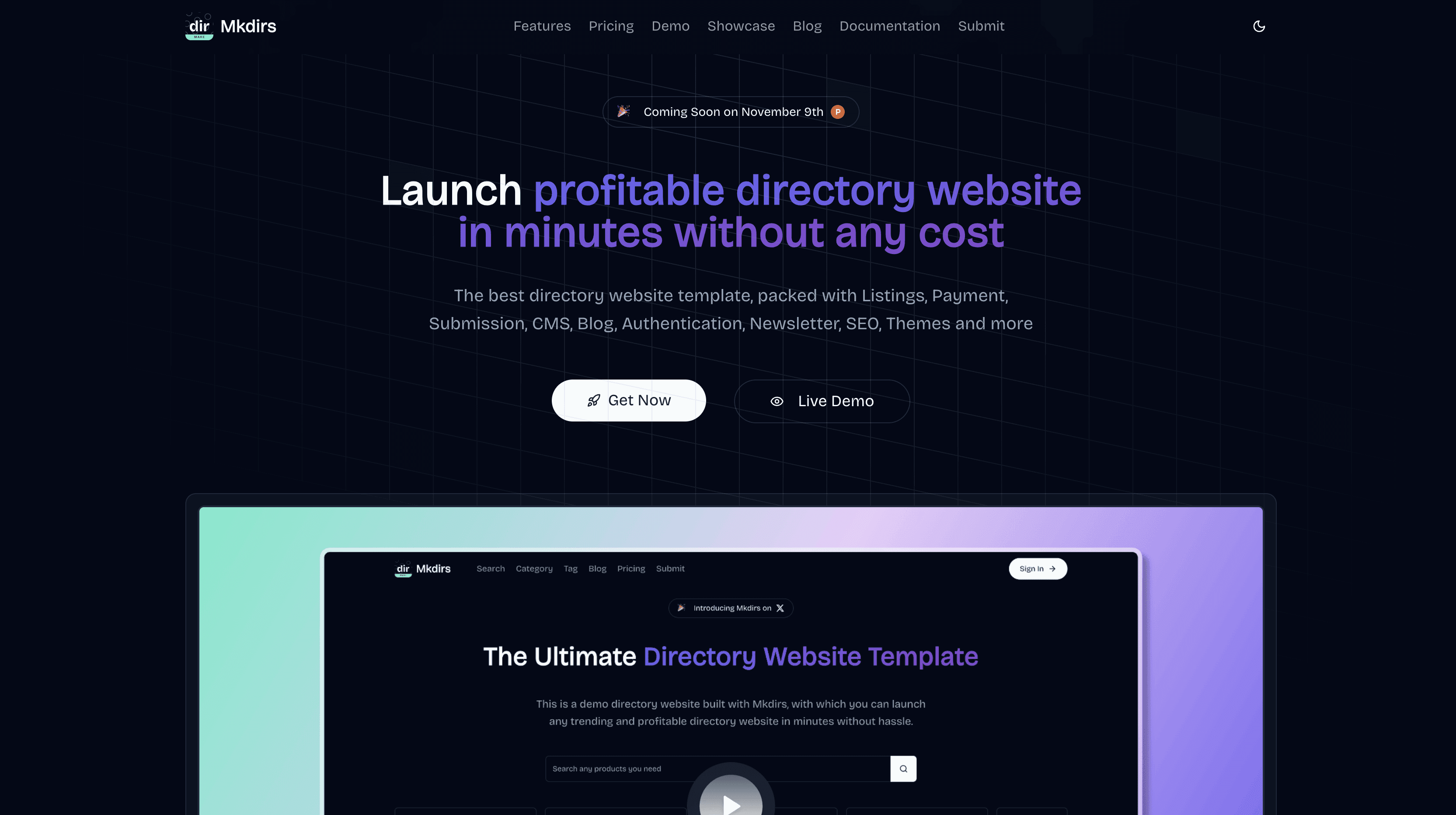 mkdirs directory template