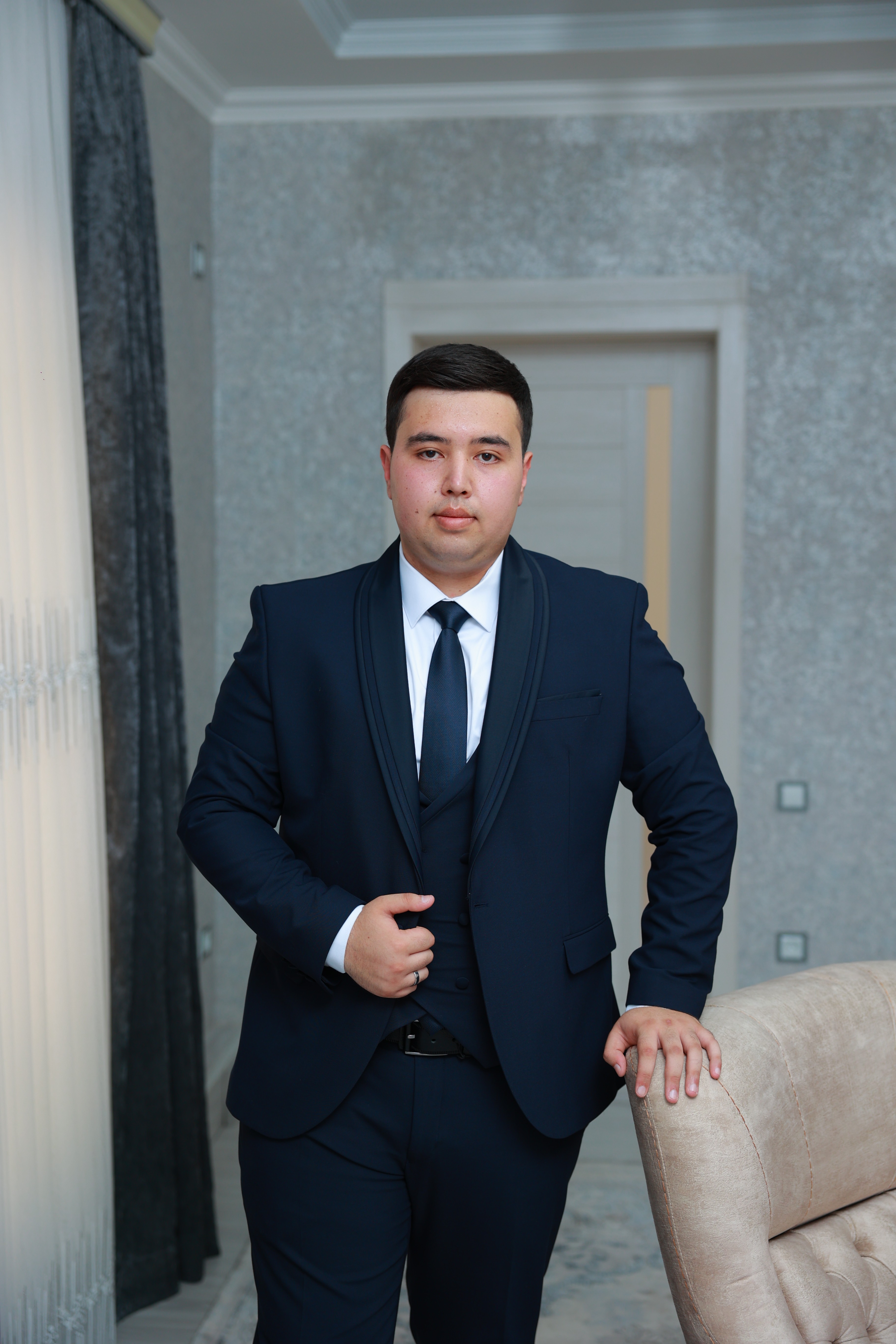 Portrait of portfolio creator – front view