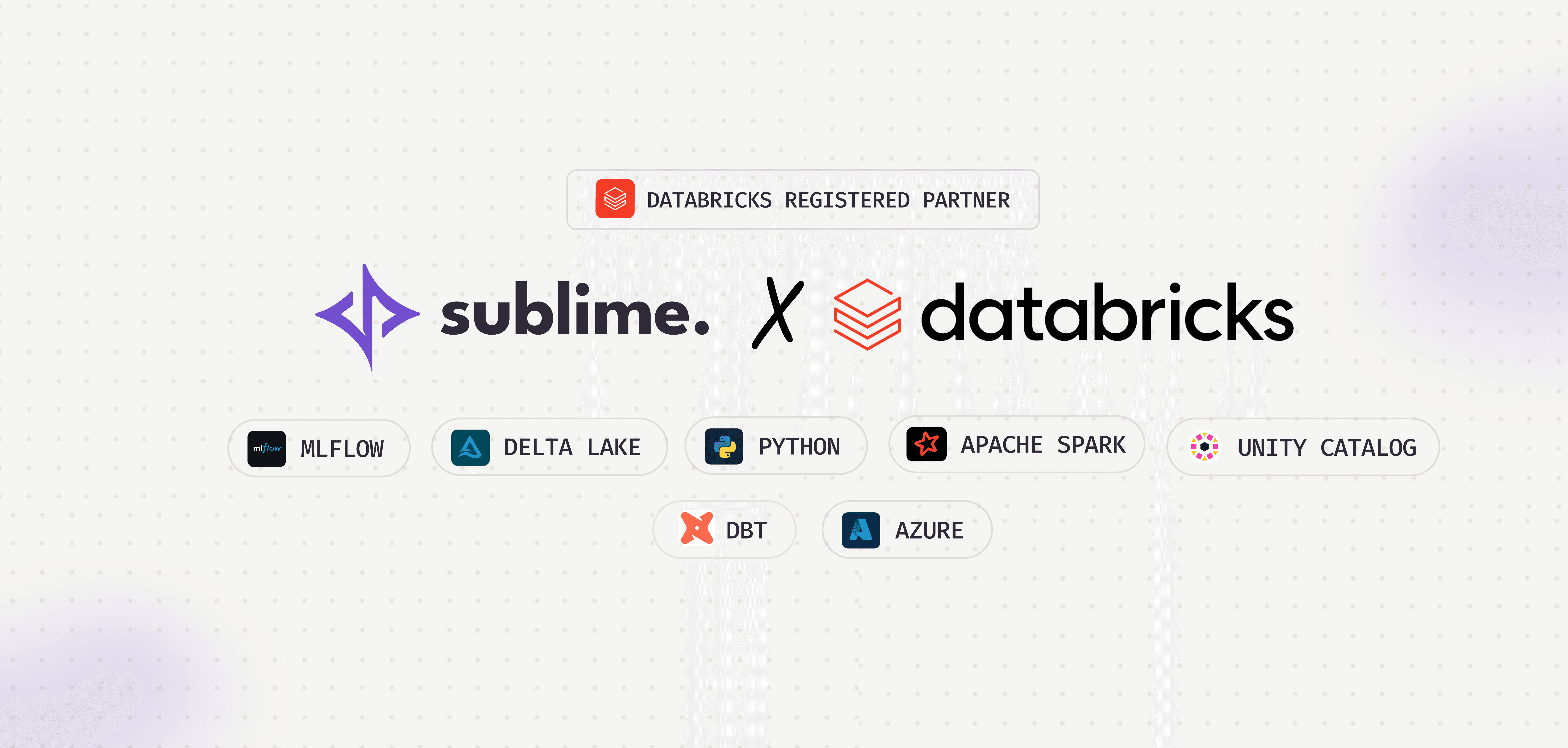 Sublime X Databricks