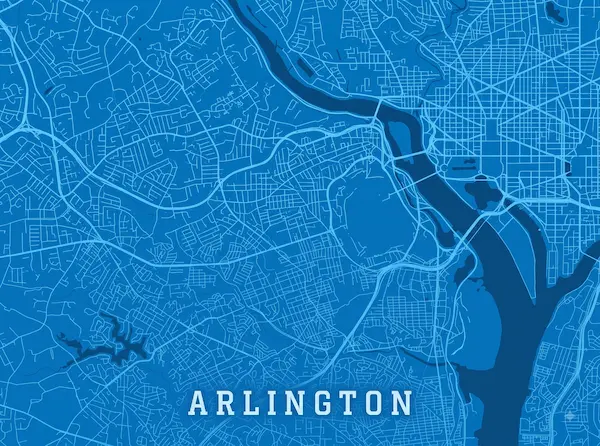 Arlington Virginia Map