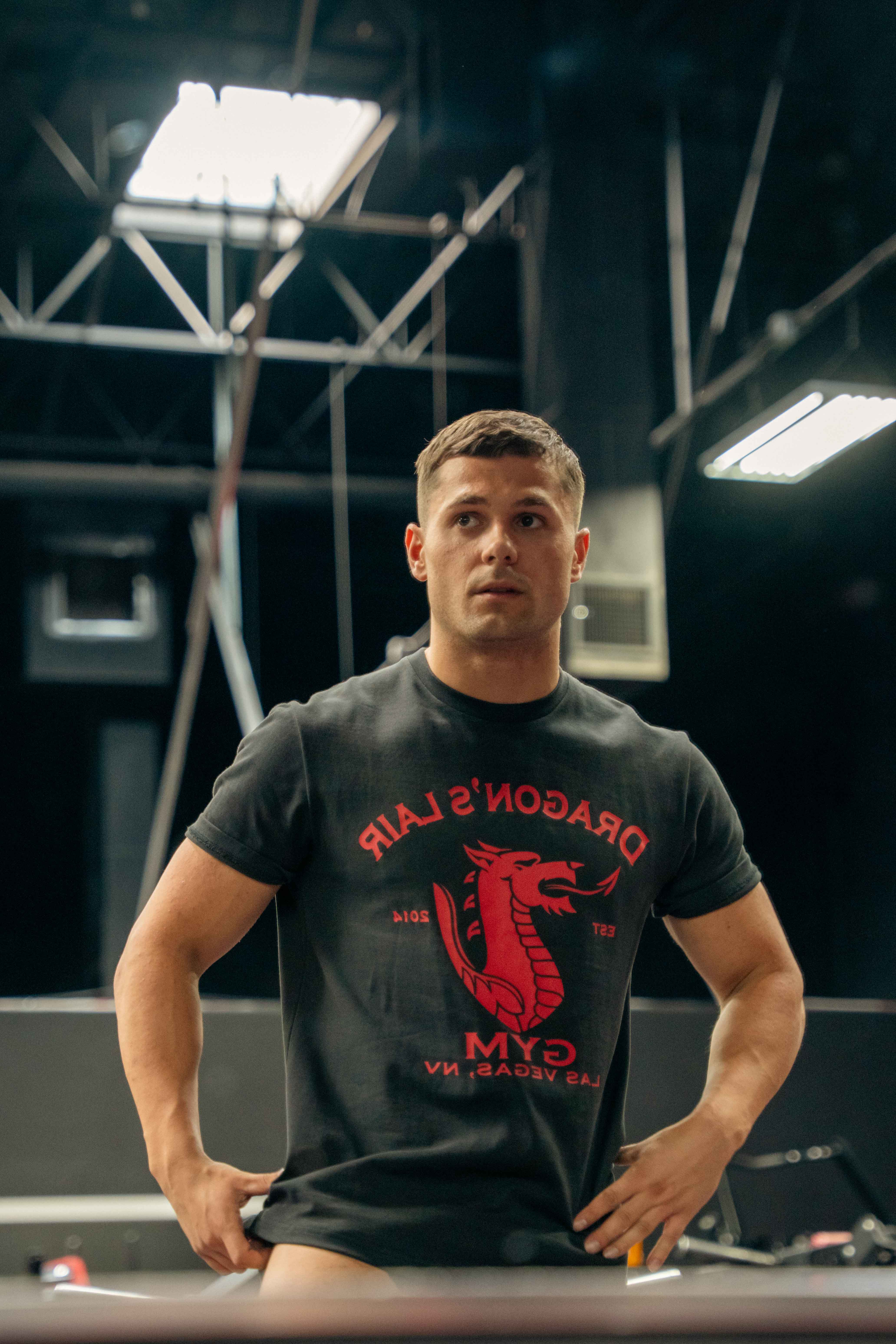 Coach explaining stuff to an athlete