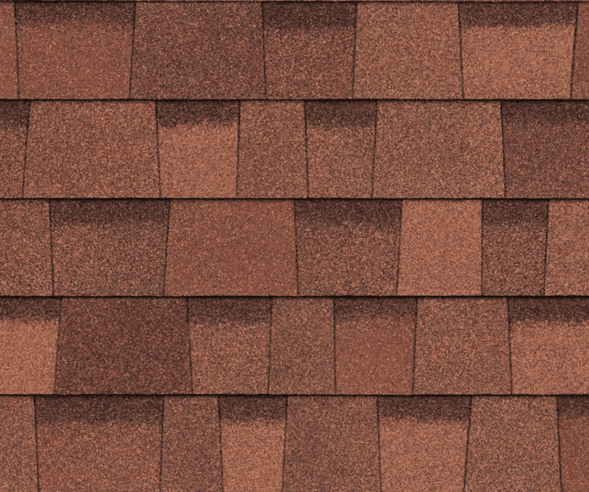 Full-bleed swatch image of Owens Corning TruDefinition Duration shingles in Terra Cotta color.