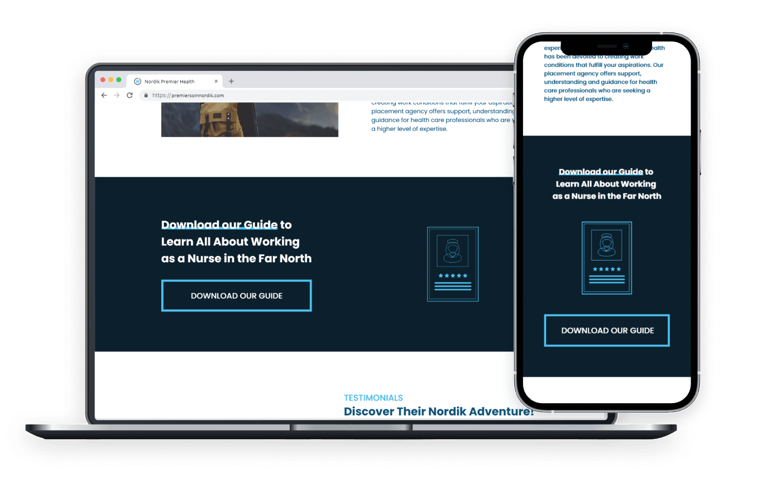 Landing Page Section 8