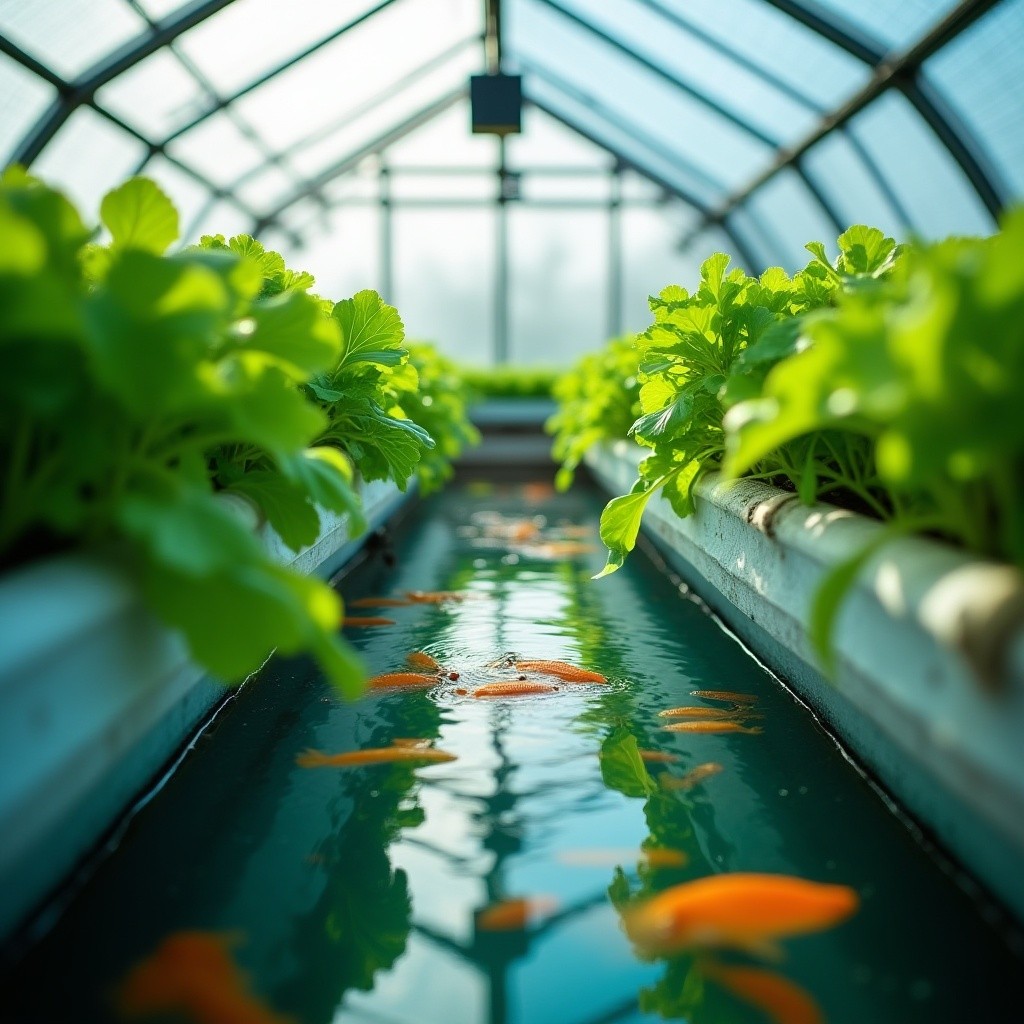 魚菜共生太陽能系統