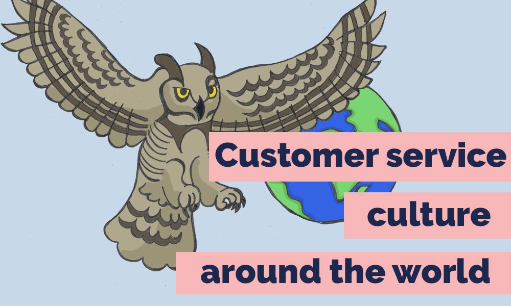 Illustration of three owls holding a wing up, with the title overlaid on it