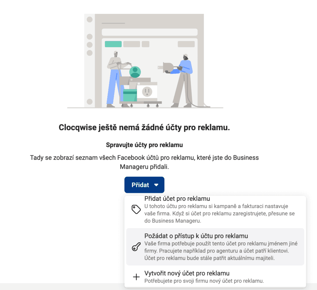 facebook business manager účet