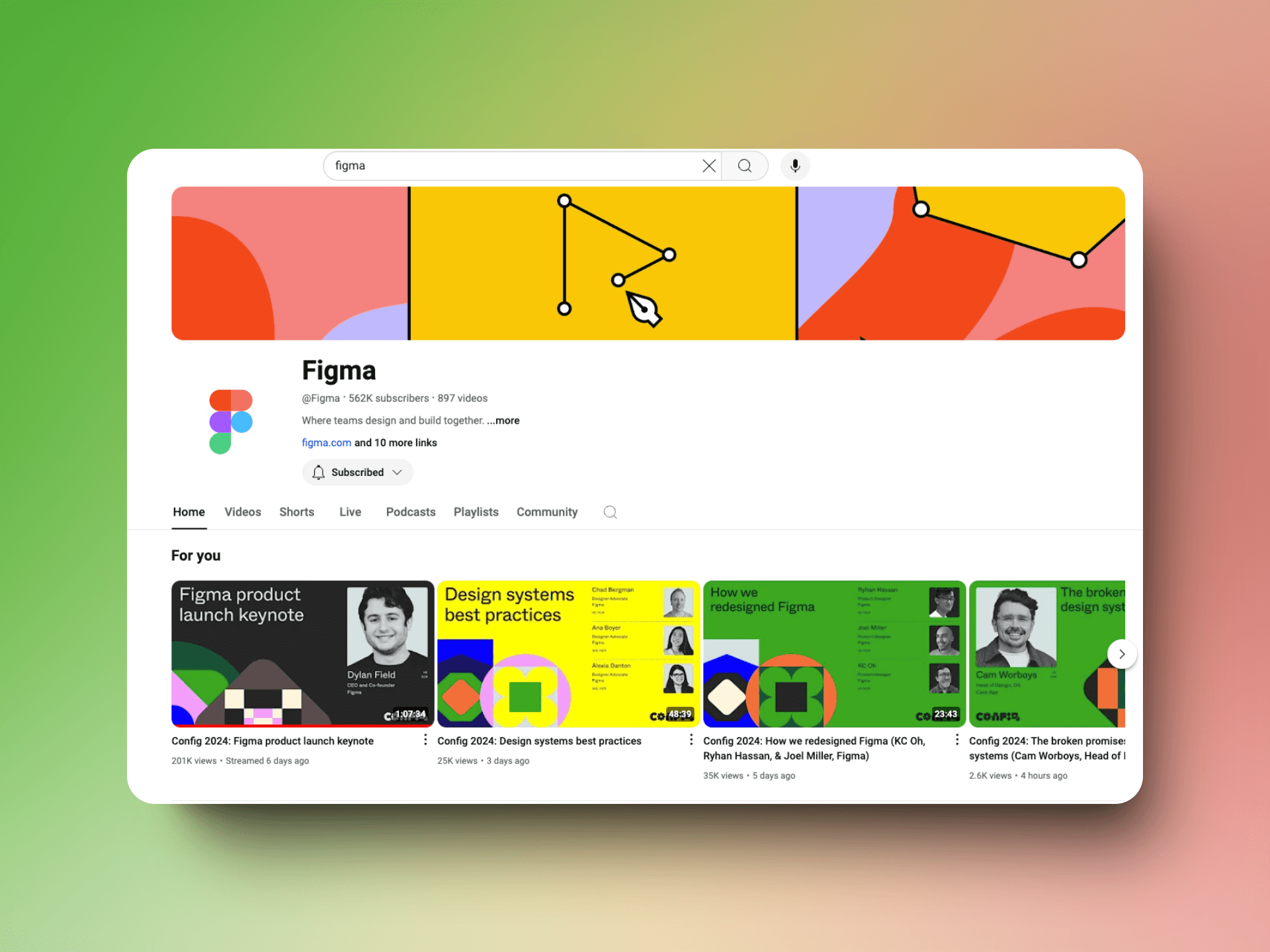 Figma's Official YouTube Channel