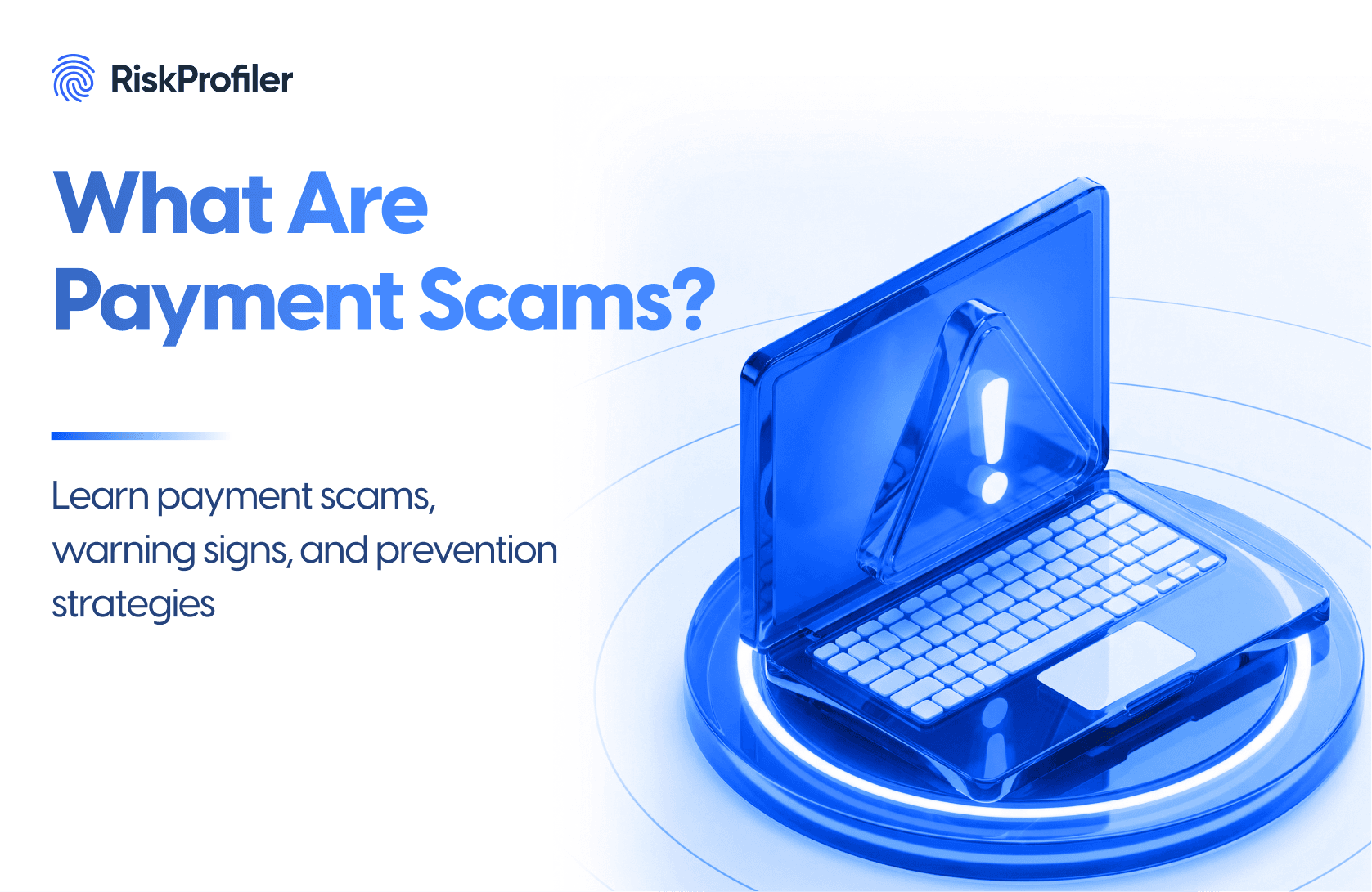 Payment scam warning illustration