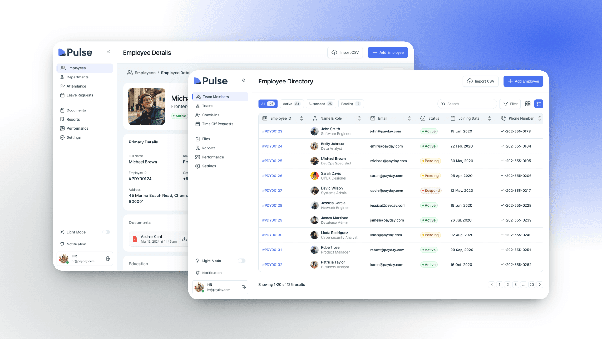PulseHR Cover page