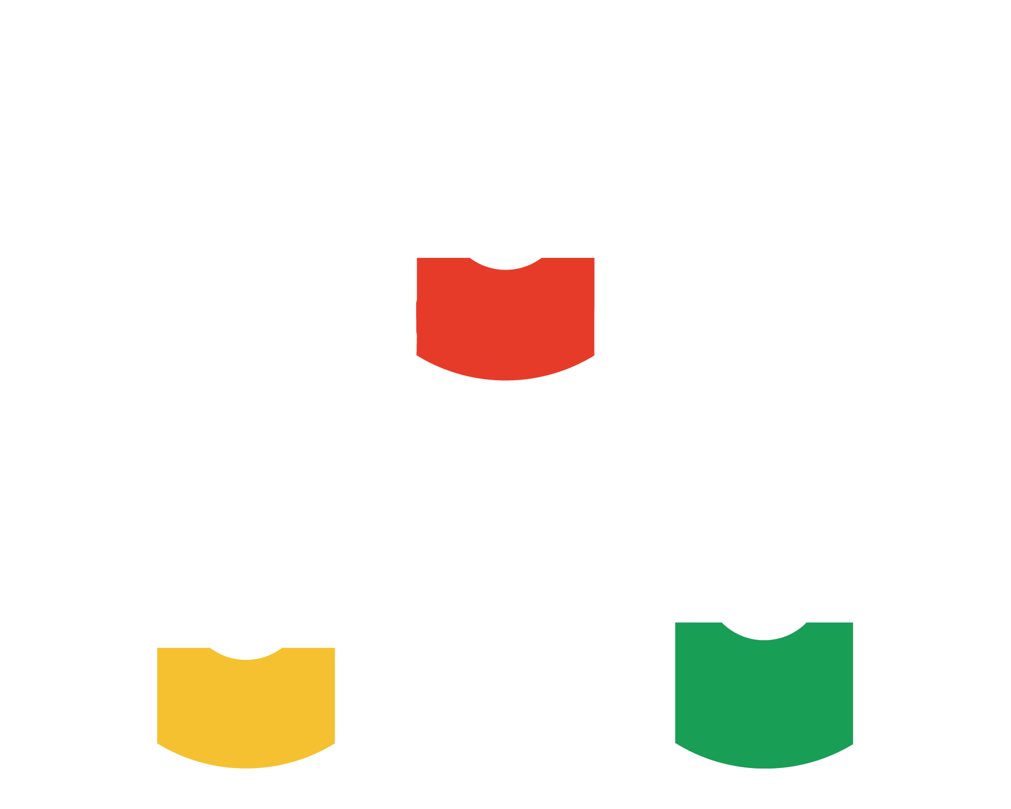 Animated illustration of three diverse people representing an opposition alliance