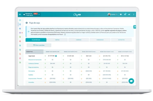 Clay desde el computador y ver tu cierre contable al día en Chile