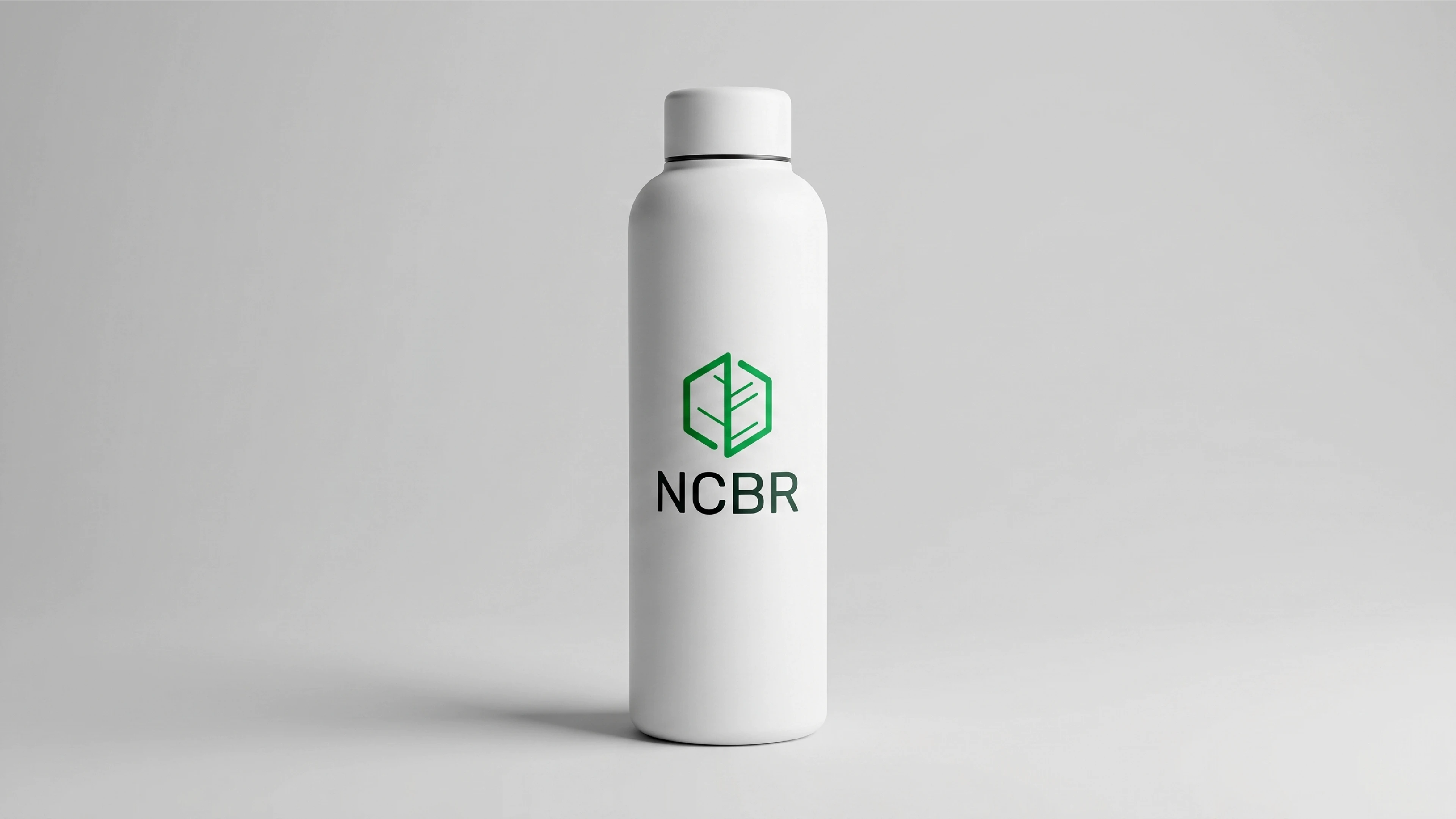 Logo NCBR na termosce