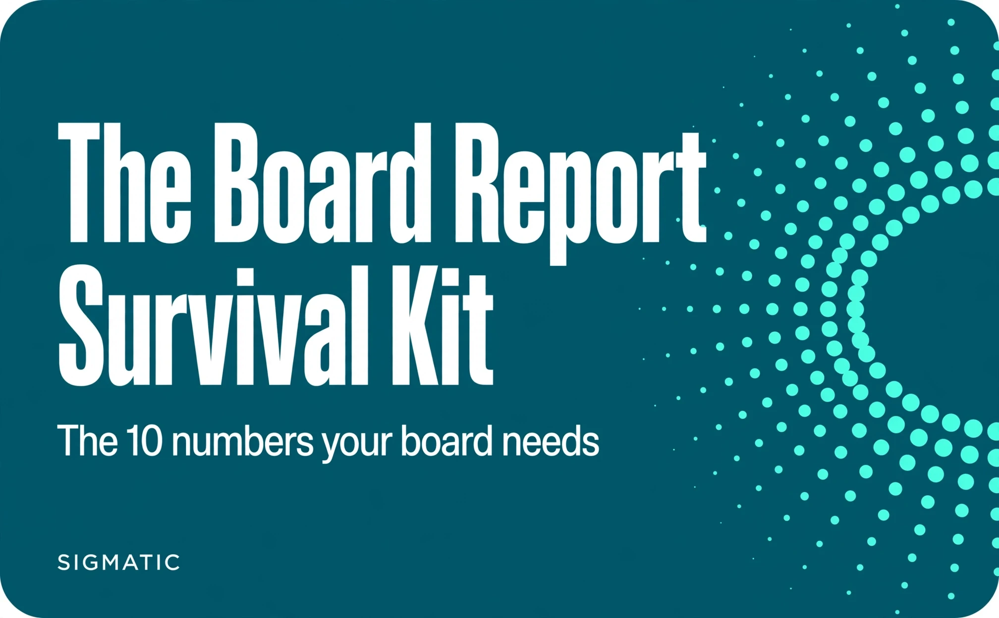 Cover art for The Board Report Survival Kit