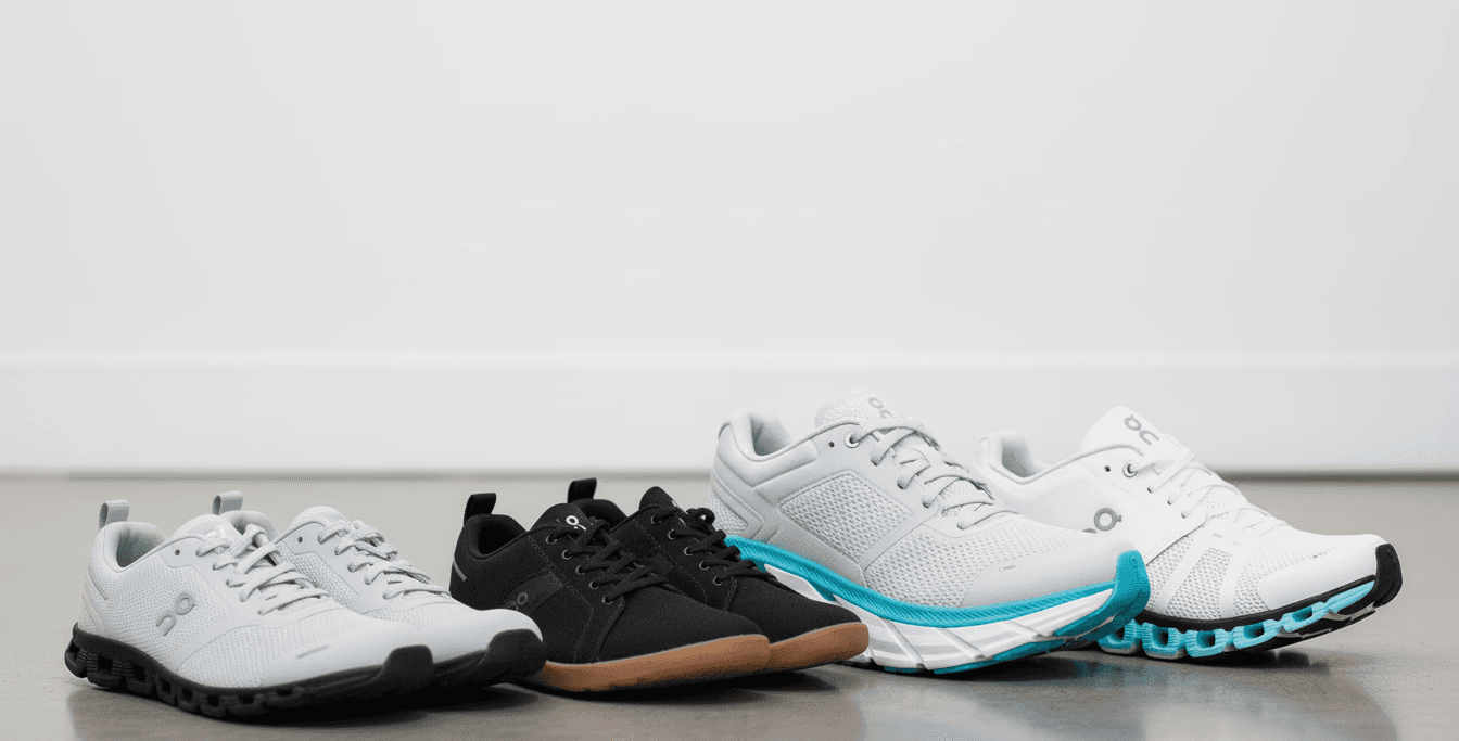 Different running sneakers