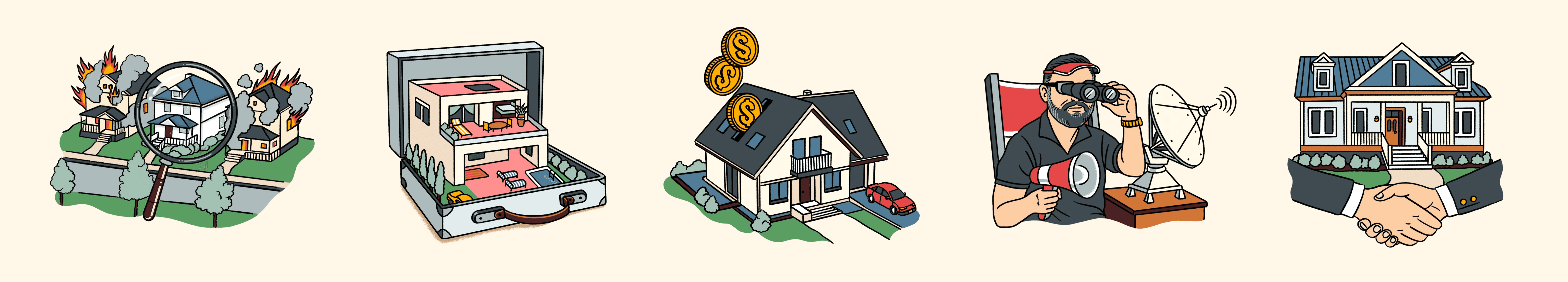 The Mortgage Expert main Illustrations by FVEGO Tattoo.