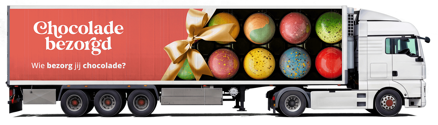 Chocoladebezorgd truck
