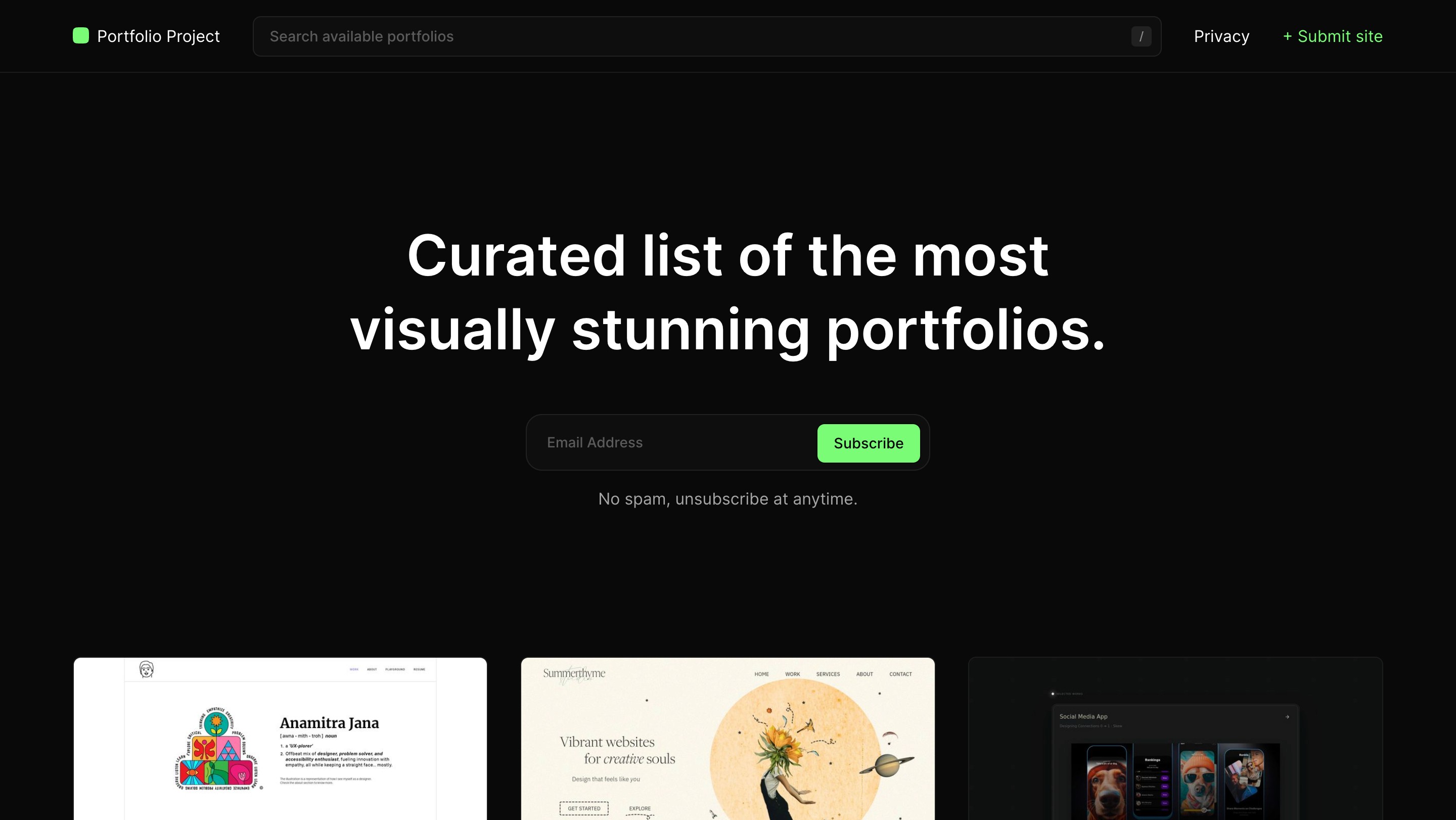 Design Portfolios